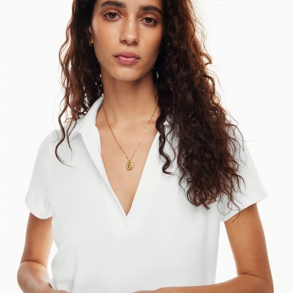 Aritzia Wilfred Sz S Reef Free Lounge Shirt  Dress White - Picture 11 of 13